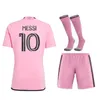 Messis Argentina Football Zestaw dla dzieci Messis Soccer Jerseys 2024 2025 Baby Football Shirts Kids Football Zestawy 24 25