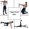 150LB Adjustable Pilates Bar Set with 5 Resistance Bands Portable Gym Stick for Full Body Workout Crossfit Yoga Home Ftiness