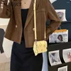 Drawstring Moda Mini Kadınlar Cep Telefon Peyniri Peynir Şeklinde Çantalar Omuz Çantaları Kız Çantası için Küçük Kare Dilim Kolye