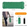 Fotpressmadrass Outdoor Ultralight Portable Inflatable Sleeping Pad Foldbar Travel Picnic Camping Mat 240430