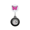 Pocket Watches Fluorescent Butterfly 6 Clip Nurse Watch Glow Pointer In The Dark Retractable Digital Fob Clock Gift Arabic Numeral Dia Ot8Qo