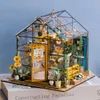 Architecture/DIY House Baby House Kit Mini DIY Flower House Handmade 3D Puzzle Assembly Building Model Toys Home Bedroom Decoration with Furniture Wo