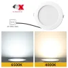 LED Downlight AC 220V zagłębiona lampa sufitowa LED Dekoracja 5 W 7W 9W 12W 20W 20W LED Lighting 4000k/6500k