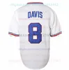 Män kvinnor barn Bull Durham Nuke 'Laloosh 37 Crash Davis 8 Durham Movie Baseball Jersey All Stitched