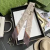 Kvinnans designer Silk Scarf Luxury Summer Scarves Scarf Silk Long Slim smal slips halsduk mullbärsilk dubbelsidig bindande band gammal blomma halsduk
