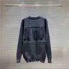 Moda Kadın Sweaters Designer Sweater Düğmeler Jumper Yüksek Kaliteli Kadın Örgü Tankları Yuvarlak Boyun Mektubu Pullover Sonbahar Kış Çiftleri Sweatshirt
