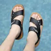 Summer Sandals Men Roman Male Casual Shoes Beach Flip Flops Fashion Comfortable Outdoor Slippers Size 37-45 a7d5