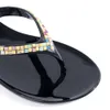 Slipper Shoe Beach Fashion Summer Sippers tongs Flip Flops with Rhinestones Women Sandals Casual Shoes H83P # 646 S 2BFE