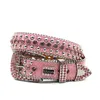 New Bb Belt Simon Diamond Studded Belt Bling Rhinestone Belt Cowboy Cowgirl Cinto De Strass Skull For Kids Fashion Ceinture Femme