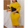 Ethnische Kleidung afrikanische Kleider für Frauen Dashiki Bodycon Midi Kleider Kleidung Mode elegante Damen Afrika Drop Lieferung Bekleidung DHJ2G