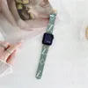 Pour les bandes de montre de montre Apple Watch Bands Sangle en cuir bande de montre Top Fashion Remplacement des bandes de bracelet Band 38 mm 40 mm 41 mm 42 mm 44 mm 45 mm 49 mm
