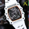 RM Racing Wrist Watch Super Mechanical Chronograph Watches RM50-03 Advanced Mens Red Devil Student Trend Big Dial Black Technology Designer