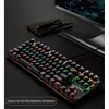 K550 USB 2.0 Backlit RGB LED Professional 87 toetsen Real Mechanical Keyboard CE Certified volledige Engelse verpakking DDMY3C