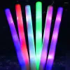 Party Decoration 12/15/30/60pcs Cheer Tube Stick Glow Sticks Dark Light For Bulk Colorful Wedding Foam RGB LED