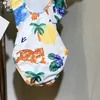 Nowe dziewczęta kostium kąpielowy swobodny wszechstronny jeden kawałek letnie dzieci stroje kąpielowe dla dzieci Sumre Designer Designer Childrens Kąpiec CSD2405155
