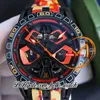 V10 New 45mm Spider RDDBEX1033 Automatic Mens Watch Orange Skeleton Dial Tourbillon PVD Black Steel Case Red Inner Orange Leather Rubber Strap Watches Hello_Watch