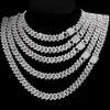 Master Rocks 925 Sterling Silver 18mm Iced Out Necklace Vvs Moissanite Cuban Link Chain