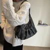 Umhängetaschen für Frauen 2024 Mode -Unterarm Koreanische Marke Retro Handtaschen hochwertige Lederdesigner -Taschen Ladies Tote