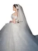 Plus taille robe marin sexy voir à travers le bouton arrière long applications florales nouvelles robes de mariée en dentelle brillante vintage plage Boho Vestios de Novia Bride Bridal