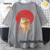 T-shirts masculins dessin animé akita t-shirt imprime