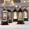 Tafellampen kerstversieringen voor thuis lantaarn led kleine olielamp licht kaarsen Kerstmisboom ornamenten Santa Claus eland jaar cadeau