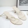 Pu High Sandals talons femmes chaussures d'été gladiateur sexy à la cheville à feuilles ouvertes à bout blanc robe de fête chaussures chaussures 358 Ca4f 358