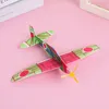 3D DIY Handwurf fliegende Segelflugzeuge Schaum Flugzeug -Party liefert Kinder Kinder Geschenk Spielzeug 19cm Fliegerflugzeug 093