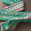 Kvinnans designer Silk Sarf Luxury Summer Scarves Wire Harness Wreath Twist Scarf Binding Handtag Randhandtag Dekoration Mulberry Silk Long Strip Binding