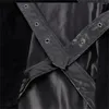 Männer Trench Coats Mittelalterliche Ritter Halloween Cloak Maxi Kapuze Cape Velvet Kostüm Larp Pirate Leder Rüstung Männer Krieger Wikinger Robe für