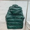 Designer Mens Winter Down Jacket Parkas Salzman Luxury Man Hooded Puffer Croped Puffer Jacket 70 -årsjubileum Limited Edition Maya Unisex Size 0123 Green