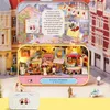 Architecture/DIY House DIY Box Theater Doll House Miniature Home Nostalgic Theme DollHouses Miniature Box Cute Doll Houses Assemble Kits Furniture Woo