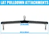 Tillbehör Lat Pulldown Long T-Bar Justerbar Back Training Bar för biceps Triceps Armstyrka remskivor Fitness System