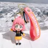 Cute Anime Keychain Charm Key Ring Fob Pendant Lovely Spy's Play House Doll Couple Students Personalized Creative Valentine's Day Gift A8 UPS