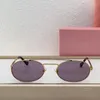 Sunglasses Luxury Brands Retro Oval Sheet Metal High-quality UV400 For Men And Women Frog Mirror 54zs Tidal Circle Fashion