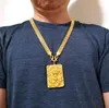 Merk 18K Gold Tone Men The Dragon Pendant Necklace in 10mm11mm kettingbreedte voor cadeau -sieraden 2022 NIEUW 6BB064672572830436