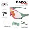 Outdoor bril Kapvoe Bicycle Bil Fotchrome buitensport zonnebril met ingebouwde bijziendheid UV400 Glassesq240514