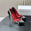 Дизайнерские туфли обувь 11см женские роскошные заостренные каблуки каблуки патент