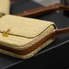 10a kvalitet halmväv crossbody väska man lyxiga raffias virkning koppling designer strand väskor kvinna handväska rese plånbok duffle axelväska