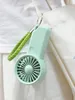 Designer 2024 Ny handhållen Folding Electric Fan USB Desktop Fan Mobiltelefon Charging Bank Mini Portable Small Fan Studenter