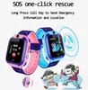 Q12 Childrens Smart Watch SOS Phone Watch Smartwatch för barn med SIM -kort PO Vattentät IP67 Kidsgåva för iOS Android5987139