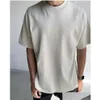 Men'S T-Shirts Quality Solid T-Shirt Men Women Blank High Street Tee Inside Tag Label Tops Short Sleeve Drop Delivery Apparel Mens C Dhyvp