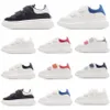 Stamp Design Platform Kinderschoenen Suede Heel Pelle Black Calfskin Leather Sneakers Outdoor Sports Shoes Peuter Boy Girl Trainers Maat 25-37