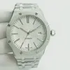 Relógio mecânico totalmente automático de n01 masculina 41 mm Todas as chances de aço inoxidável Sating Sathming Sapphire Luminous Watch