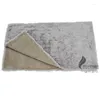 Decken CX-D-30 130x150 cm benutzerdefinierte natürliche Farbpatchwork-Pelz-Decke -drop