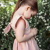 Mädchenkleider koreanischer Sommer -Sommer -Kleid -Flug Pyjamas Baumwollwäsche Neugeborene Baby Mädchen Prinzessin Kleider Kinder Party Kleid D240515