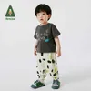 Hose Amila 2024 Sommer Neue Babybinder für Jungen und Mädchen atmungsaktive hochwertige Full-Print-Kinderhosen 0-6YL2405