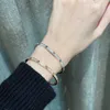 Crystal clear high quality womens bracelets Gold High love Narrow Full Sky Star Bracelet for Women 18K Rose Fashion with Original logo cartter