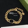 Роскошные толстые цепочки ожерелья ювелирные изделия наборы блокируют буквы браслеты