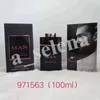 Män parfym ljusblå 125 ml doft edt edp cologne spray 100 ml