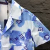 Casa Blanca Man футболка набор набор Masao San Print Mens Casual рубашка и короткие женские свободные шелковые топы рубашки.